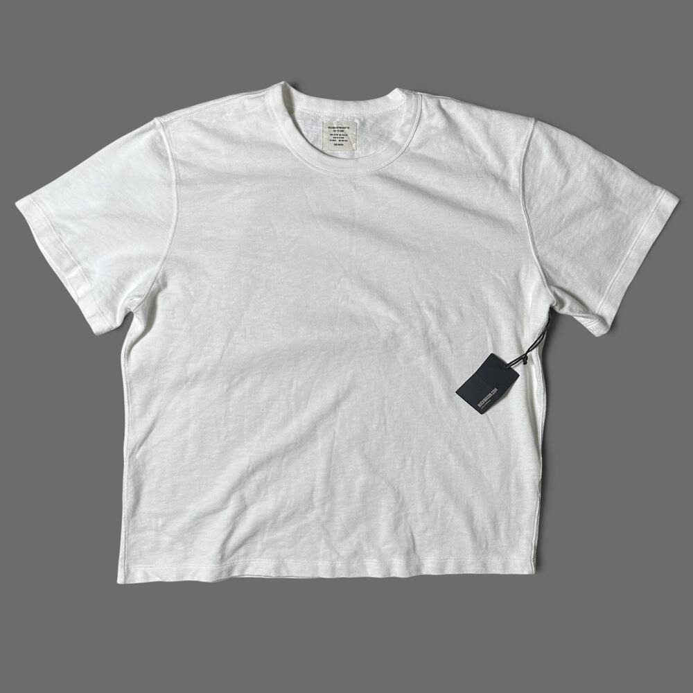 Buck Mason Field-Spec Cotton Heavy Tee Mens Size XXL White Heavyweight Crew NWT